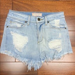 Guess denim high waisted short